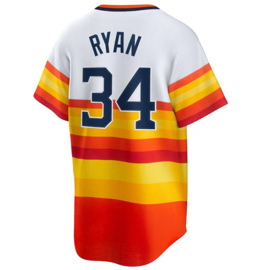Baseball Jersey Houston Astros #34 Nolan Ryan White Home Cooperstown Collection Player Jersey