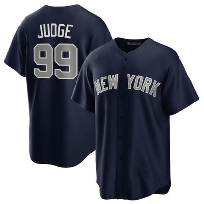 Baseball Jersey New York Yankees #99 Aaron Judge Navy Alternate Replica Player Name Jersey