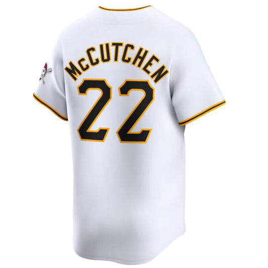 Baseball Jersey Pittsburgh Pirates #22 Andrew McCutchen White Home Limited Player Jersey