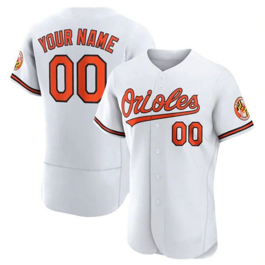 Baseball Jerseys Custom Baltimore Orioles White Home Custom Jersey