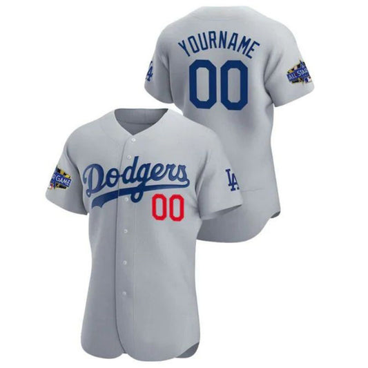 Baseball Jerseys Custom Los Angeles Dodgers Jersey 2022 All Star Game Gray Jersey Stitched Baseball