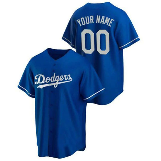 Baseball Jerseys Custom Los Angeles Dodgers Royal Jerseys Stitched Men Youth And Women For Birthday Gift