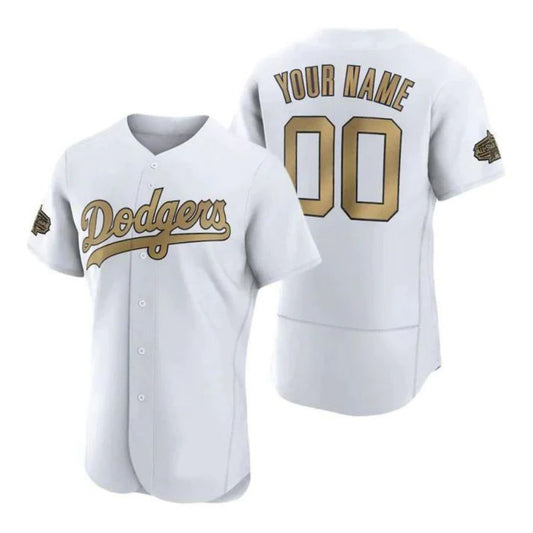Baseball Jerseys Custom Los Angeles Dodgers White 2022 All Star Game Stitched Jerseys Elite