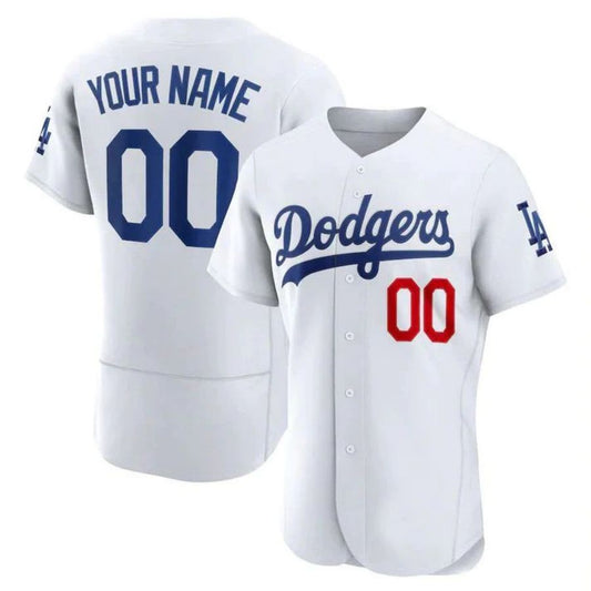 Baseball Jerseys Custom Los Angeles Dodgers White Stitched Jerseys
