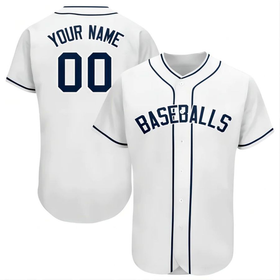 Baseball Jerseys Custom San Diego Padres Stitched Personalized Button Down Baseball T Shirt