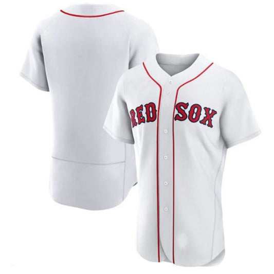 Custom Boston Red Sox Home Authentic Team Jersey - White Baseball Jerseys