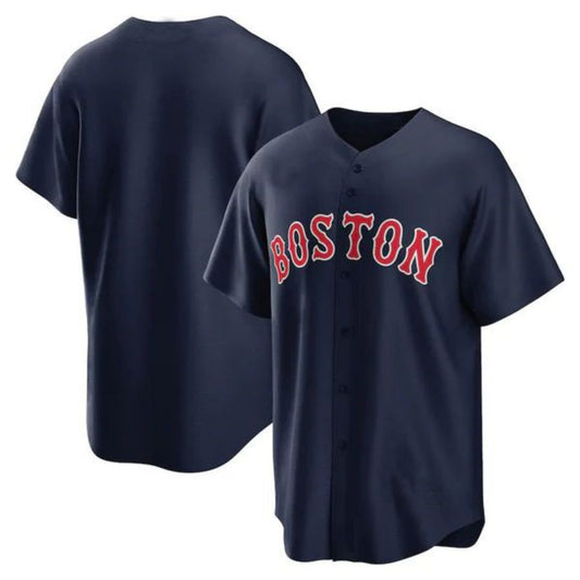 Custom Boston Red Sox Navy Alternate Replica Team Jersey Baseball Jerseys