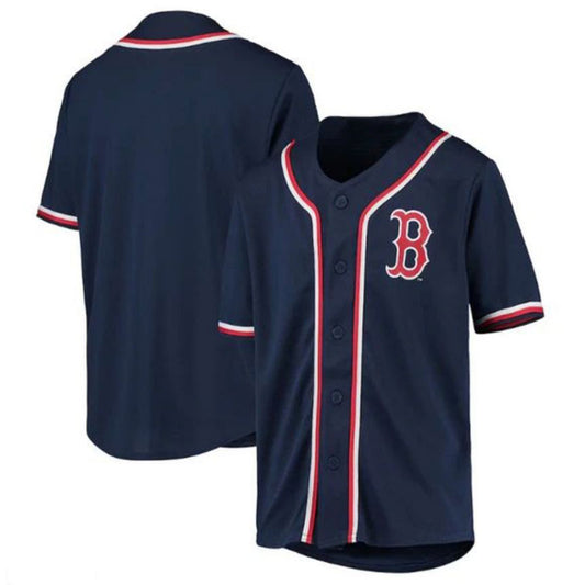 Custom Boston Red Sox Navy Team Jersey Baseball Jerseys