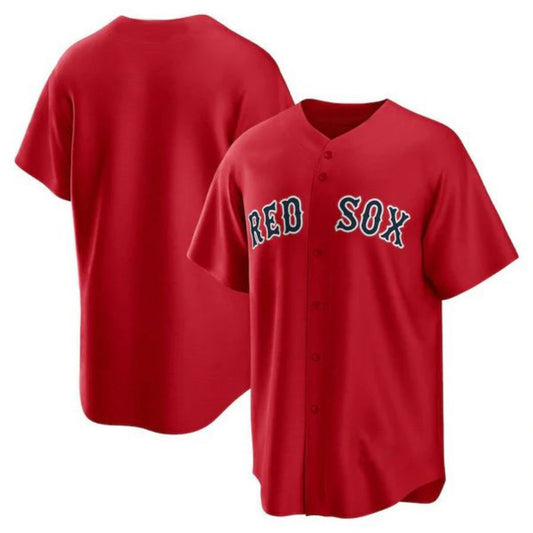 Custom Boston Red Sox Red Alternate Replica Team Jersey Baseball Jerseys