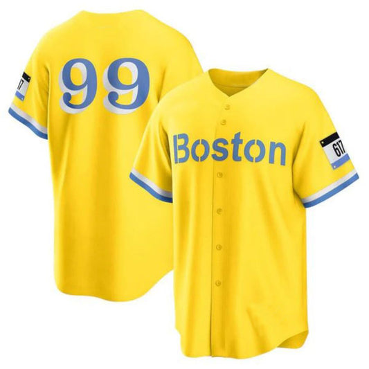 Boston Red Sox #99 Alex Verdugo Gold City Connect Replica Player Jersey Baseball Jerseys