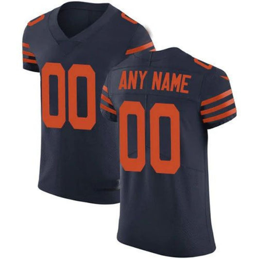 C.Bears Customized Navy Blue Alternate Vapor Untouchable Custom Elite Jersey Stitched American Football Jerseys