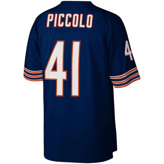 C.Bears #41 Brian Piccolo Mitchell & Ness Navy Player Legacy Replica Jersey Stitched American Football Jerseys