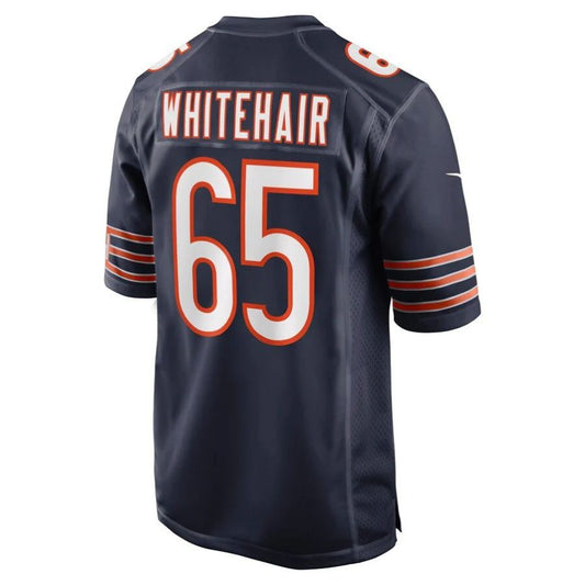 C.Bears #65 Cody Whitehair Navy Game Player Jersey Stitched American Football Jerseys