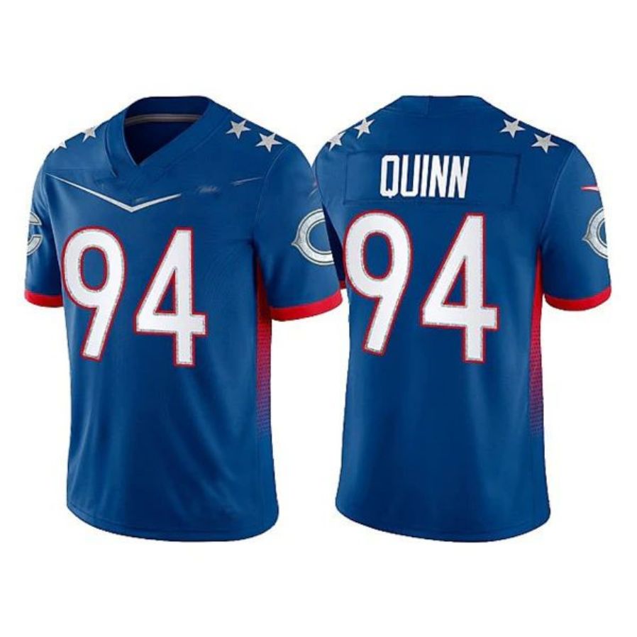 C.Bears #94 Robert Quinn 2022 Royal Pro Bowl Stitched Player Jersey American Football Jerseys