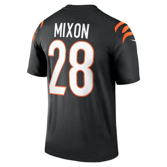 C.Bengals #28 Joe Mixon Black Legend Player Jersey Stitched American Football Jerseys