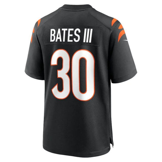 C.Bengals #30 Jessie Bates III Black Game Player Jersey Stitched American Football Jerseys