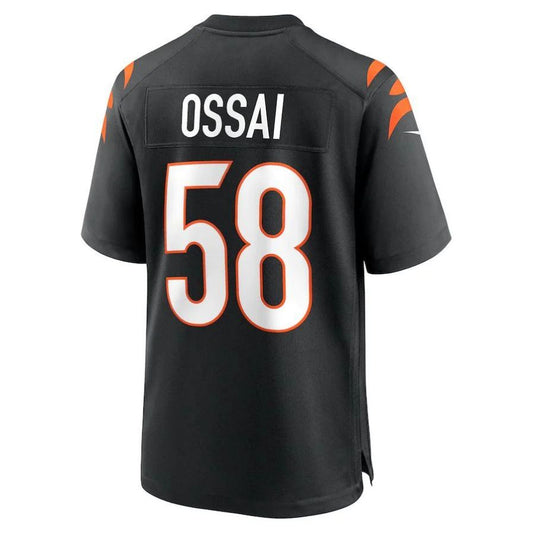 C.Bengals #58 Joseph Ossai Black Player Game Jersey Stitched American Football Jerseys