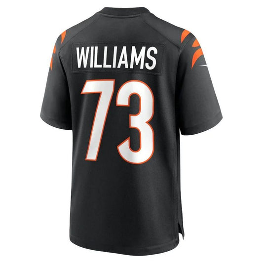 C.Bengals #73 Jonah Williams Black Game Player Jersey Stitched American Football Jerseys