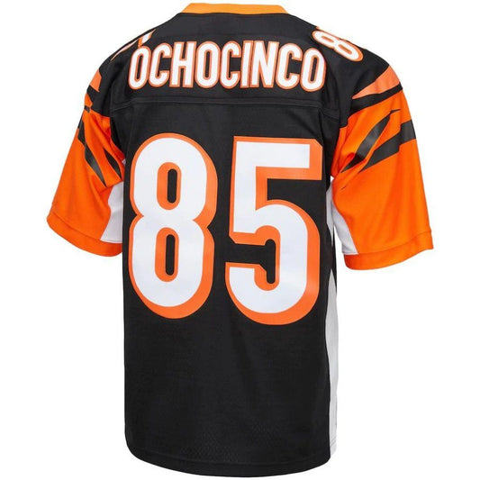 C.Bengals #85 Chad Ochocinco Mitchell & Ness Black 2009 Legacy Replica Player Jersey Stitched American Football Jerseys