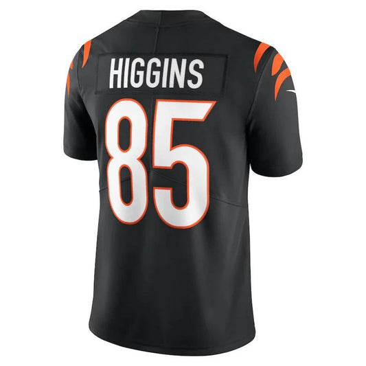 C.Bengals #85 Tee Higgins Black Vapor Limited Player Jersey Stitched American Football Jerseys