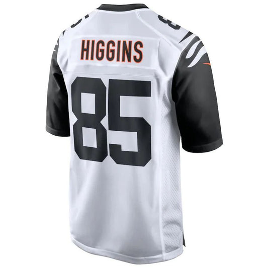 C.Bengals #85 Tee Higgins White Alternate Game Player Jersey Stitched American Football Jerseys