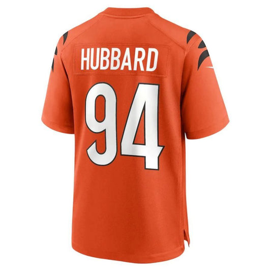 C.Bengals #94 Sam Hubbard Orange Alternate Game Player Jersey Stitched American Football Jerseys