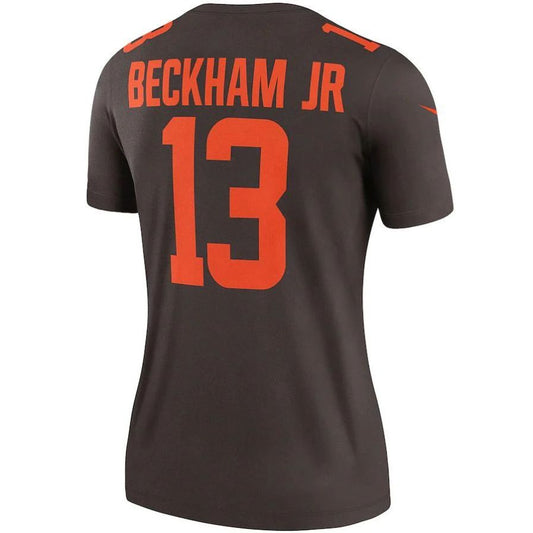 C.Browns #13 Odell Beckham Jr. Brown Alternate Legend Player Jersey Stitched American Football Jerseys