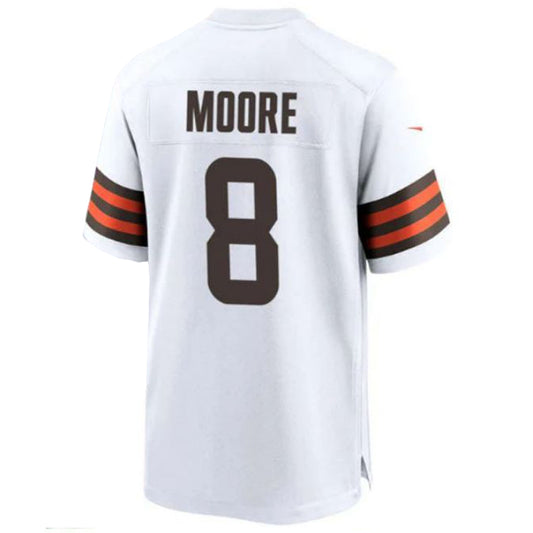 C.Browns #8 Kellen Mond White Game Player Jersey Stitched American Football Jerseys  Replica Jerseys
