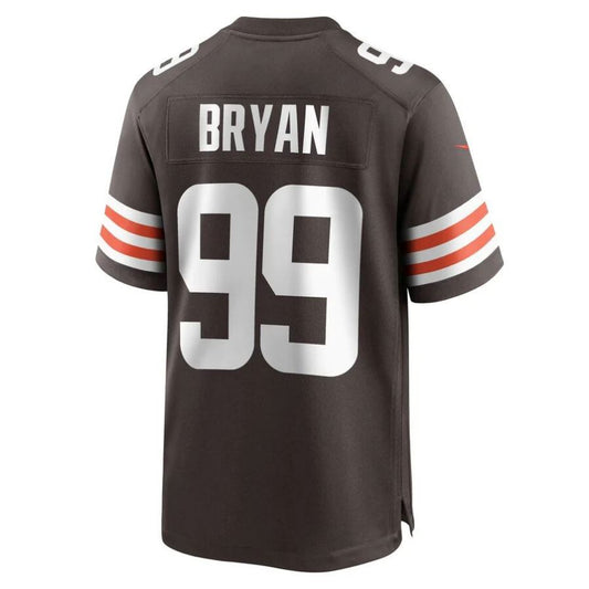 C.Browns #99 Taven Bryan Brown Game Player Jersey Stitched American Football Jerseys