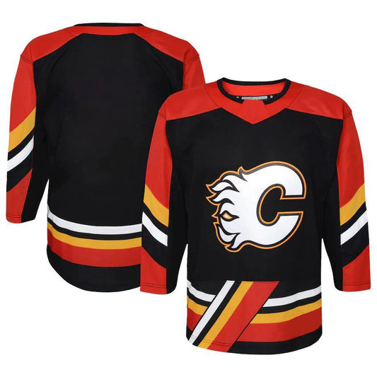 Custom C.Flames Special Edition 2.0 Premier Blank Jersey Black Stitched American Hockey Jerseys