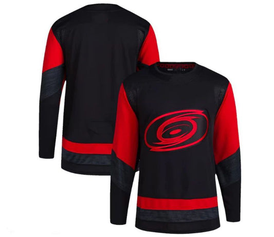 Custom C.Hurricanes 2023 Stadium Series Primegreen Authentic Jersey - Black Stitched American Hockey Jerseys