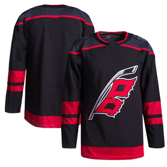 Custom C.Hurricanes Alternate Primegreen Authentic Pro Jersey Black Stitched American Hockey Jerseys