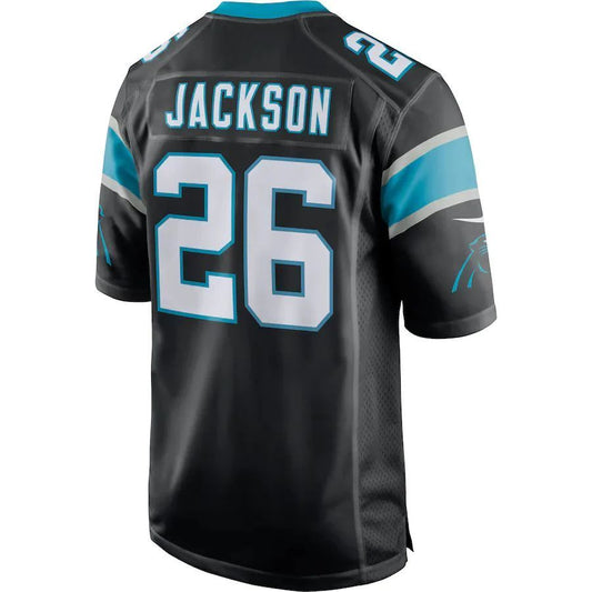 C.Panthers #26 Donte Jackson Black Game Player Jersey Stitched American Football Jerseys