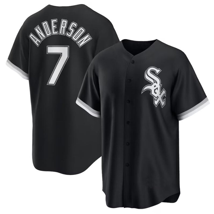 Chicago White Sox #7 Tim Anderson Black Alternate Replica Player Jersey