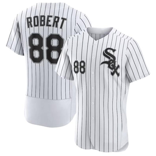 Chicago White Sox #88 Luis Robert White-Black Home Authentic Player Jersey