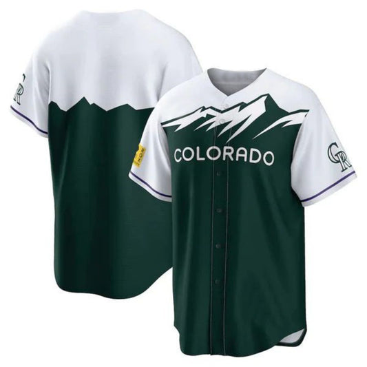Custom Colorado Rockies Green 2022 City Connect Replica Team Jersey Baseball Jerseys