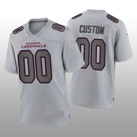 Custom A.Cardinals Gray Atmosphere Game Jersey American Jerseys Football Jerseys