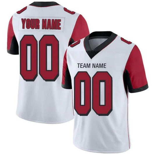Custom A.Falcons American Personalize Birthday Gifts White Jersey Stitched Football Jerseys
