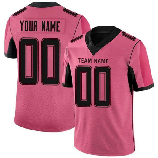 Custom A.Falcons Stitched American Personalize Birthday Gifts Pink Jersey Stitched Football Jerseys