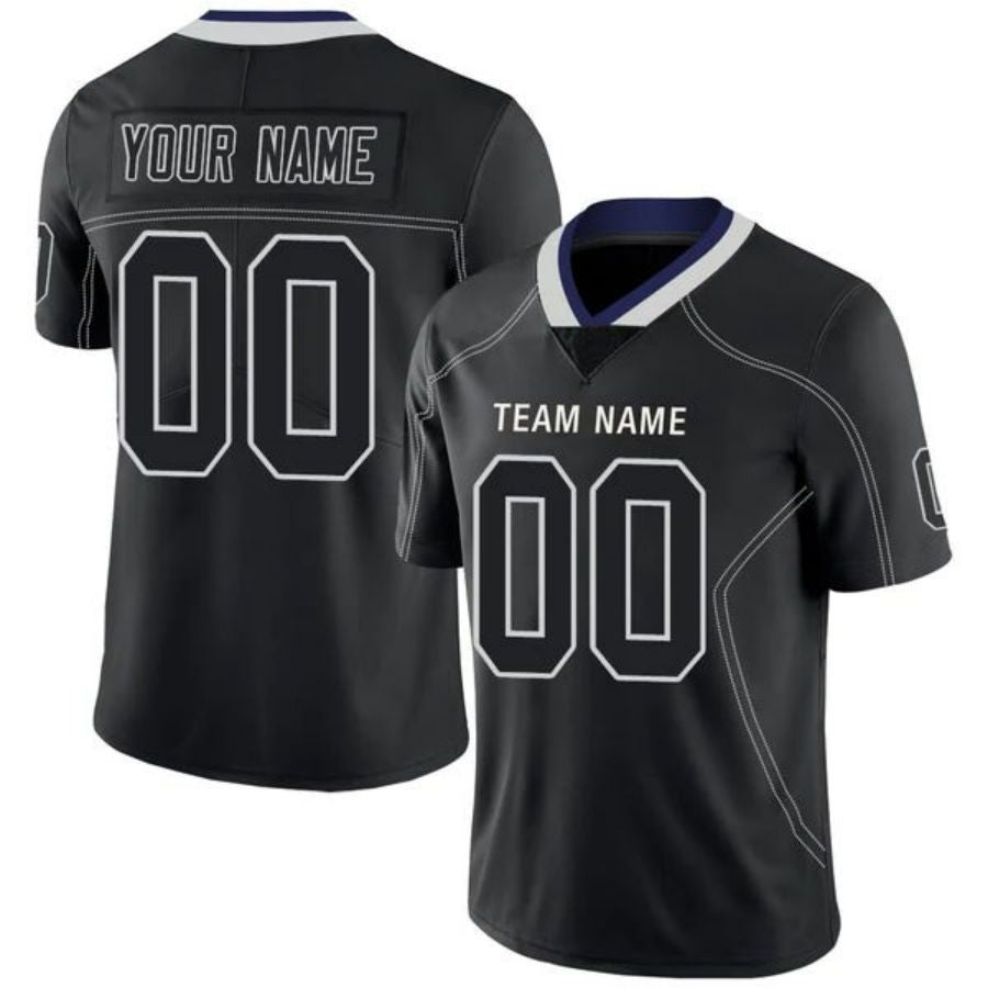 Custom American Men's Youth And Women D.Cowboys Stitched Black Football Jerseys Personalize Birthday Gifts Jerseys