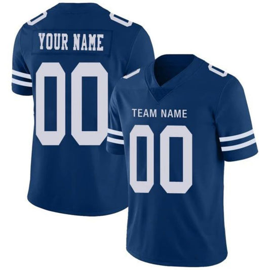 Custom American Men's Youth And Women D.Cowboys Stitched Blue Football Jerseys Personalize Birthday Gifts Jerseys