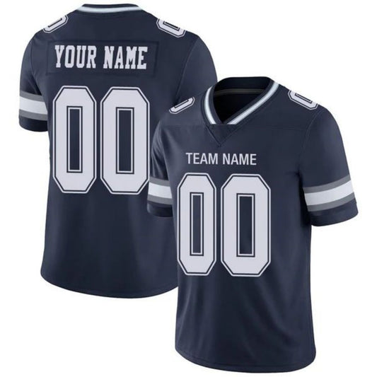 Custom American Men's Youth And Women D.Cowboys Stitched Navy Football Jerseys Personalize Birthday Gifts Game Jerseys