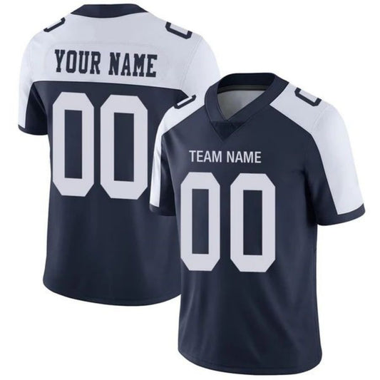 Custom American Men's Youth And Women D.Cowboys Stitched Navy Football Jerseys Personalize Birthday Gifts Jerseys
