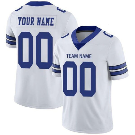Custom American Men's Youth And Women D.Cowboys Stitched White Football Jerseys Personalize Birthday Gifts Jerseys