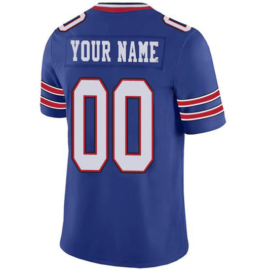 Custom B.Bills Stitched American Football Jerseys Personalize Birthday Gifts Game Blue Jersey