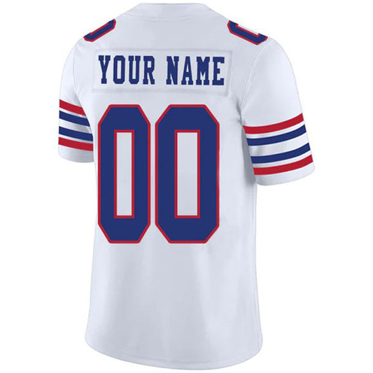 Custom B.Bills Stitched American Football Jerseys Personalize Birthday Gifts Elite White Jersey