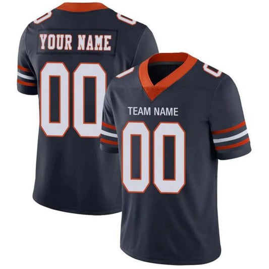 Custom C.Bears American Personalize Birthday Gifts Navy Jersey Stitched Vapor Game Football Jerseys