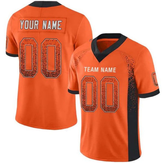 Custom C.Bengals American Personalize Birthday Gifts Orange Jersey Stitched Football Jerseys