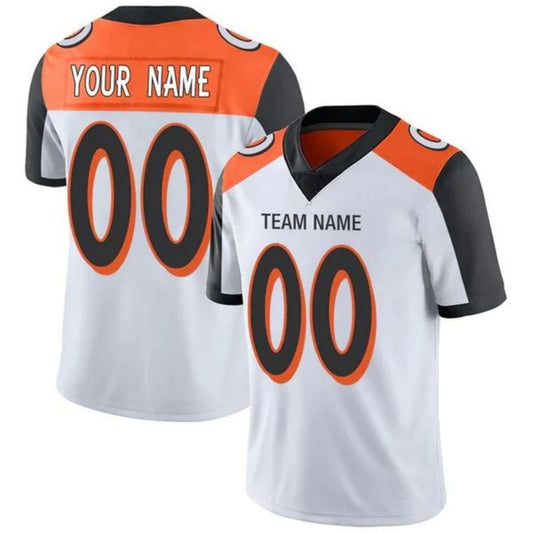 Custom C.Bengals American Personalize Birthday Gifts White Jersey Stitched Football Jerseys