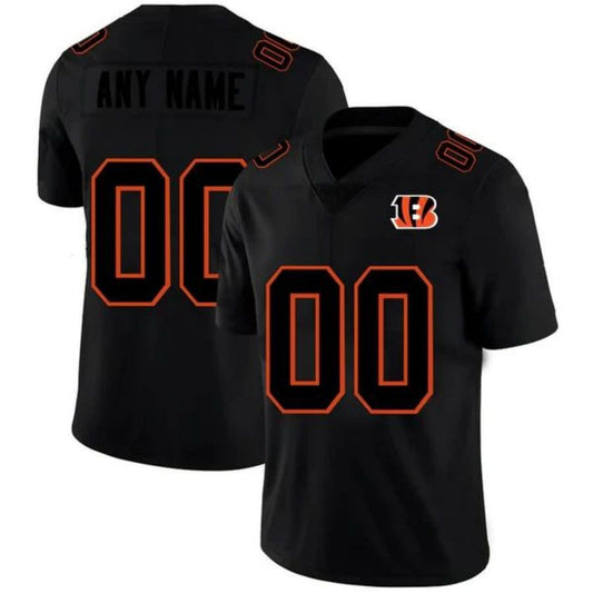 Custom C.Bengals Black Name And Number Size S to 5XL Christmas Birthday Gift American Jerseys Stitched Football Jerseys
